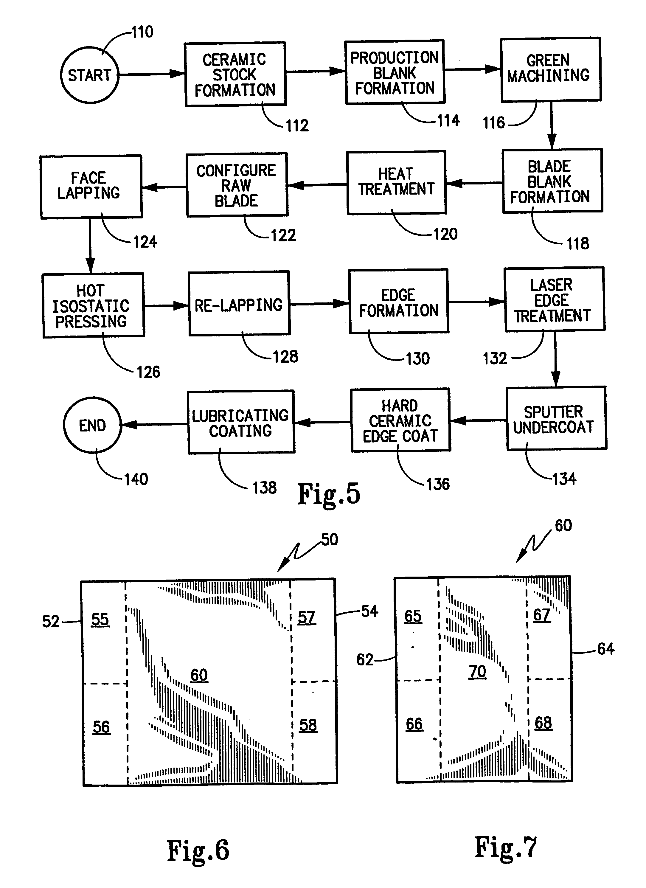 Ceramic blade and production method therefor