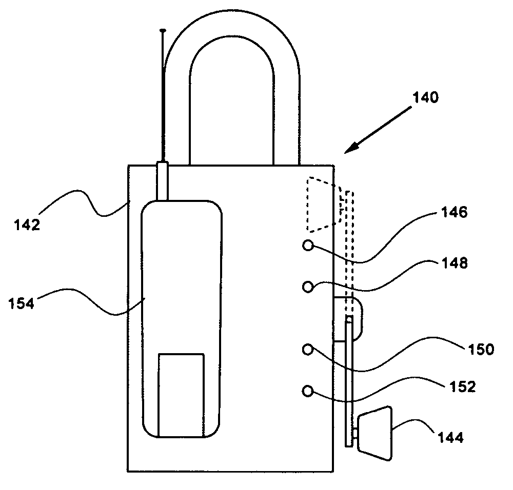 Electronic wireless locking system