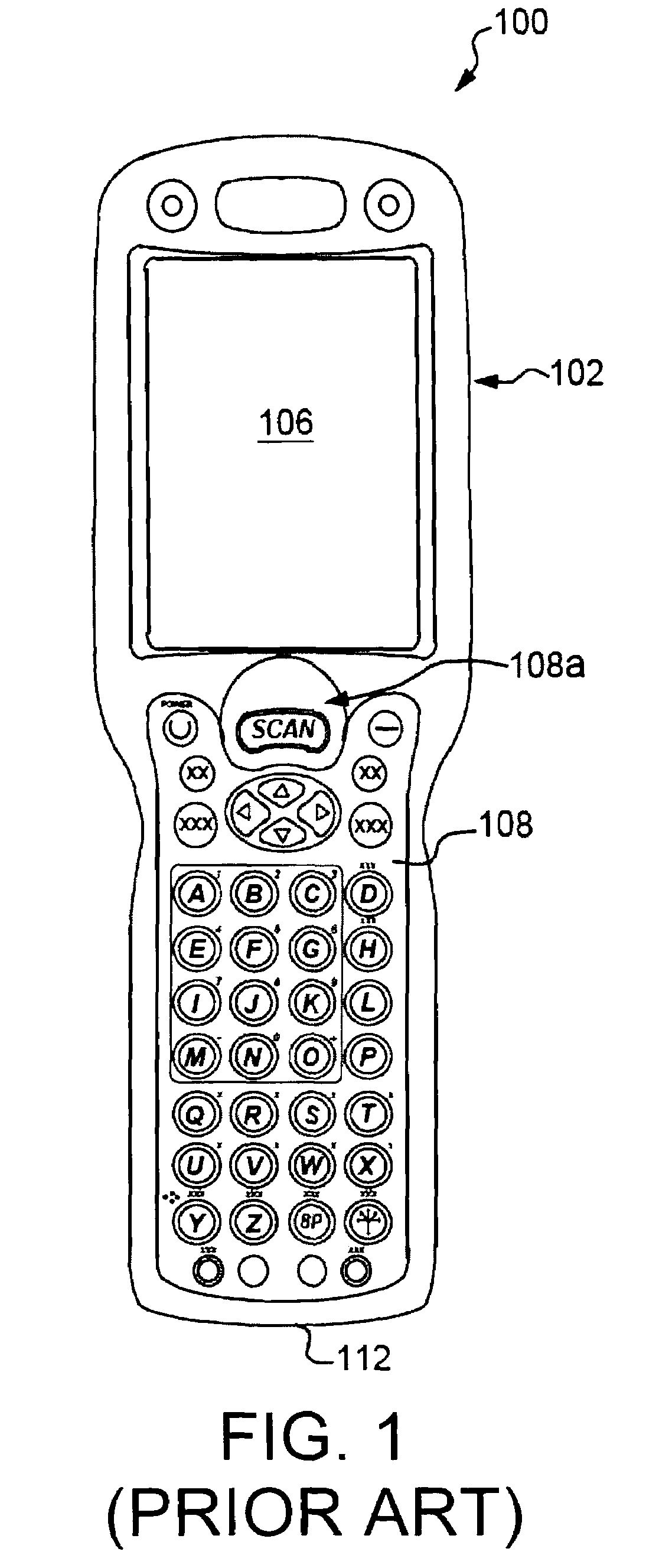 Power management apparatus and methods for portable data terminals