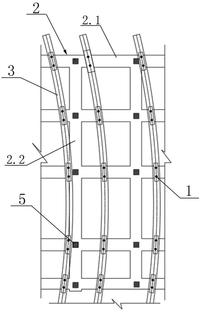 A dismantling system and construction method of a translational system after a building is translated