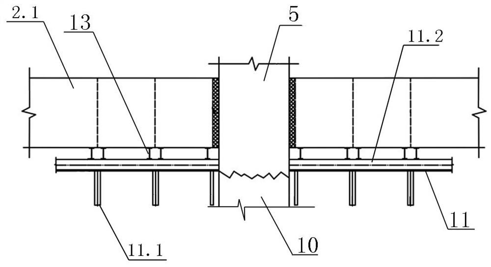 A dismantling system and construction method of a translational system after a building is translated