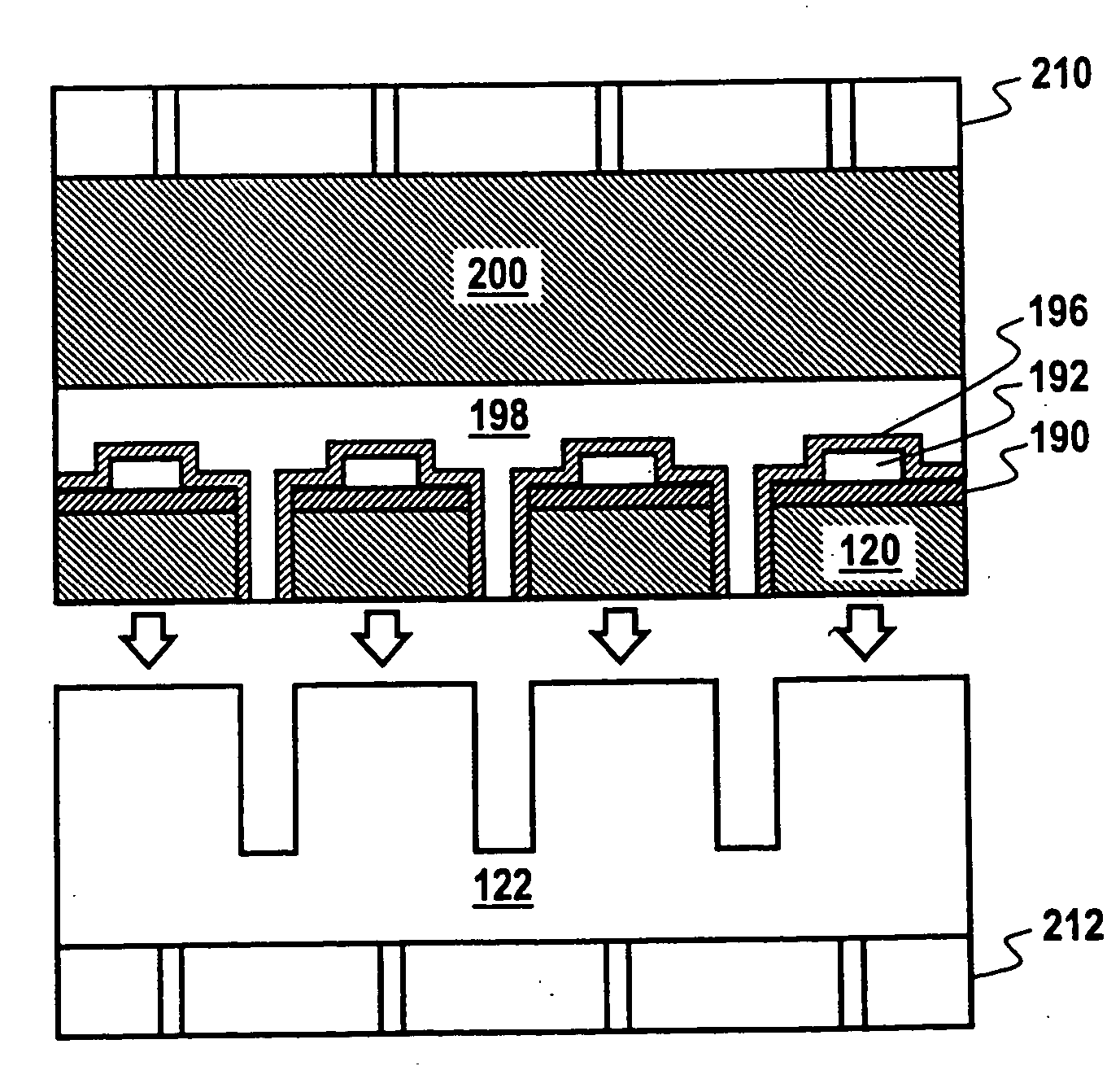Method of fabricating vertical devices using a metal support film