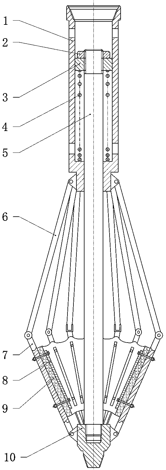 A wire rope feeding device
