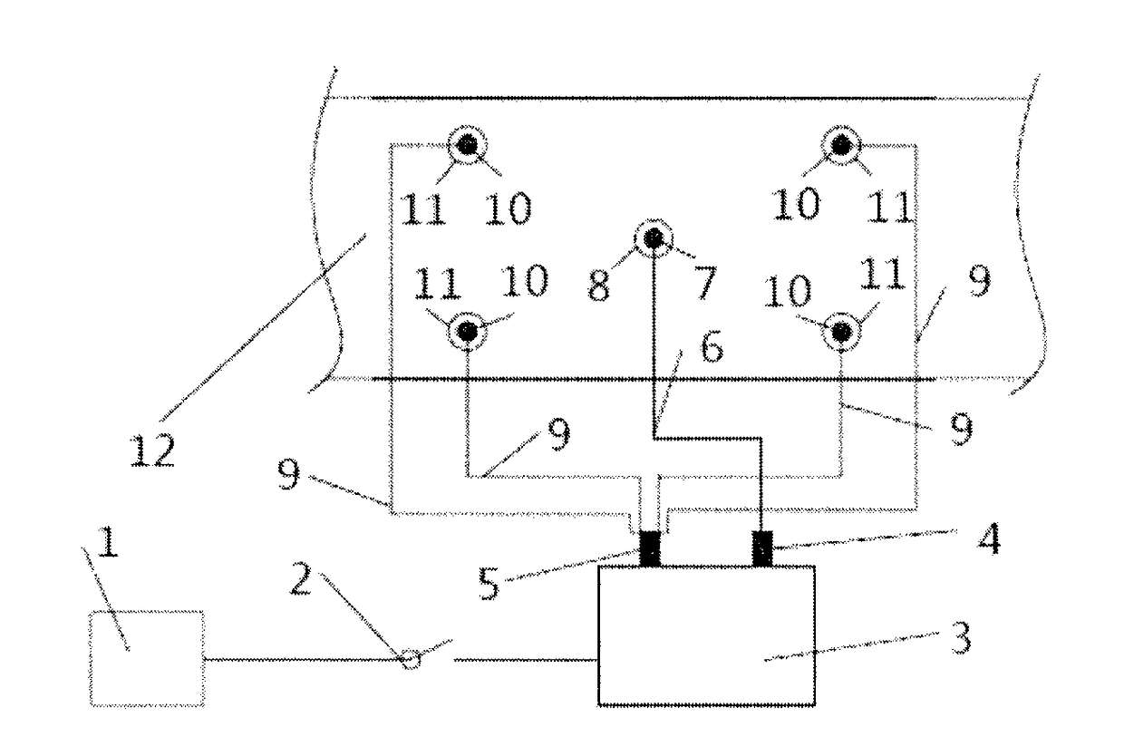 Downhole coal seam pulse detonation wave directional fracturing permeability-increasing method