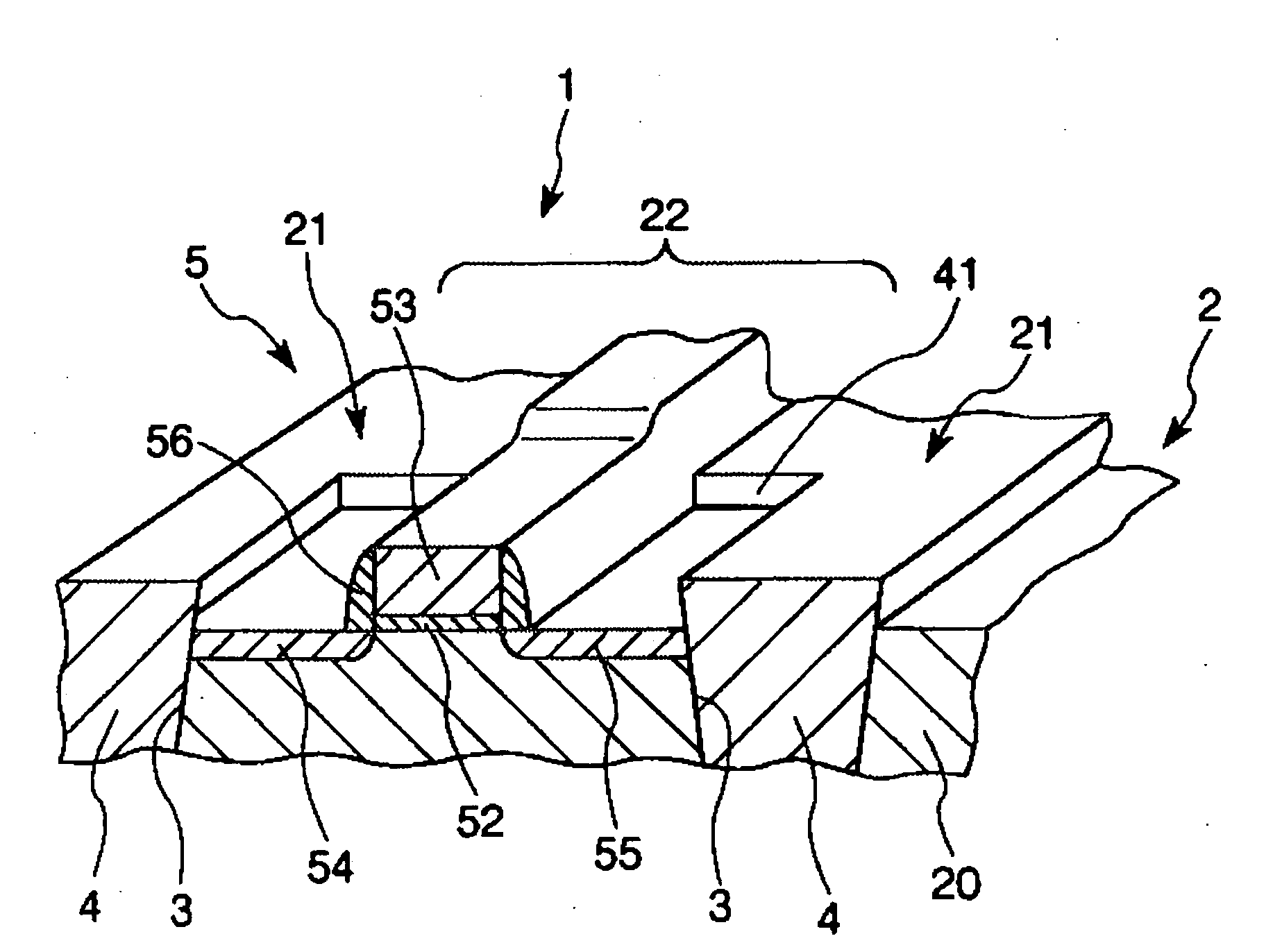 Etching method, a method of forming a trench isolation structure, a semiconductor substrate and a semiconductor apparatus