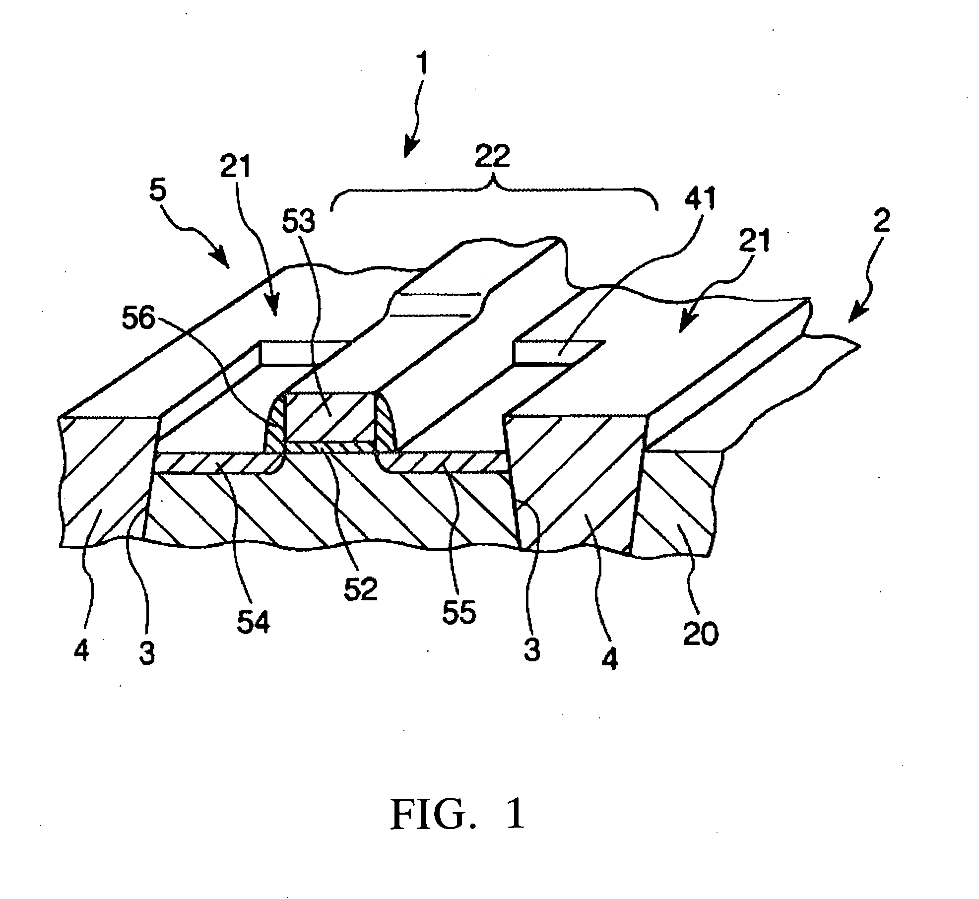 Etching method, a method of forming a trench isolation structure, a semiconductor substrate and a semiconductor apparatus