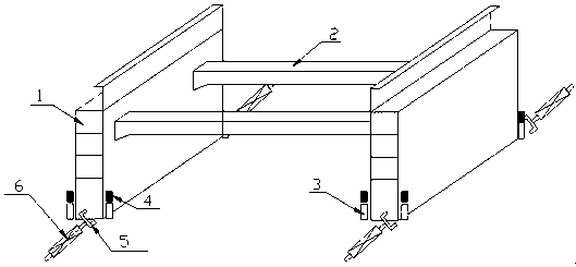 Carrying method of broadside structural bodies