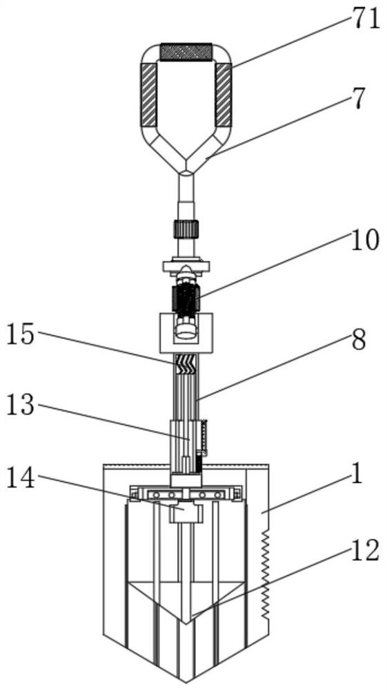 Laborsaving recoil-free hardware spade based on multi-shot chop reinforcement