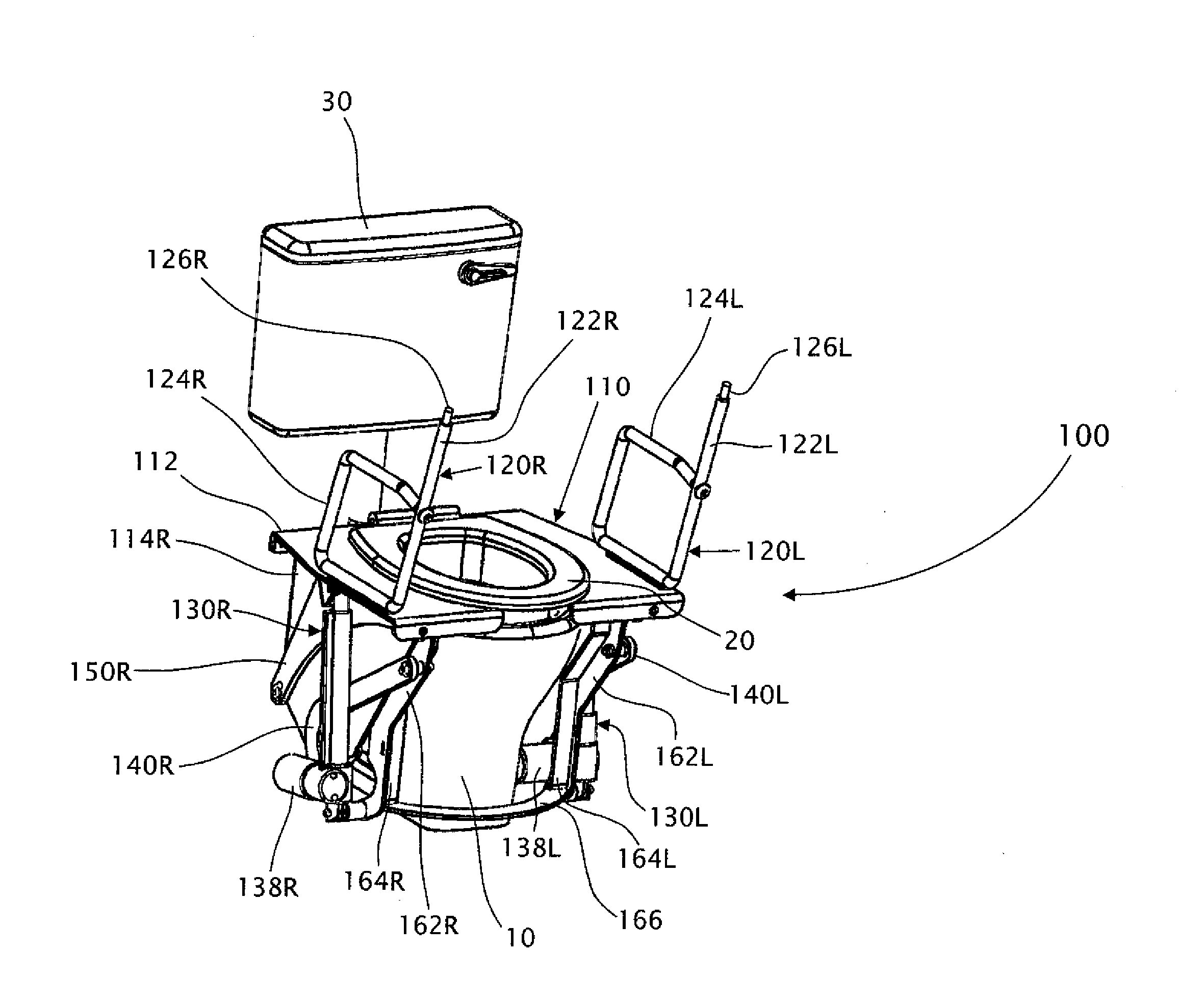 Power assisted toilet seat