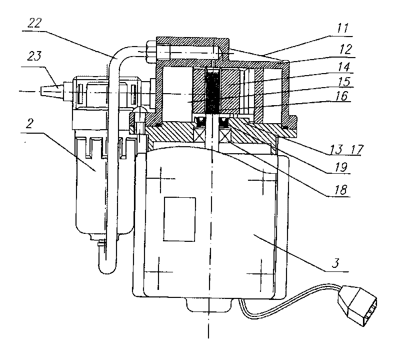 Brake vacuum auxiliary device for automobiles