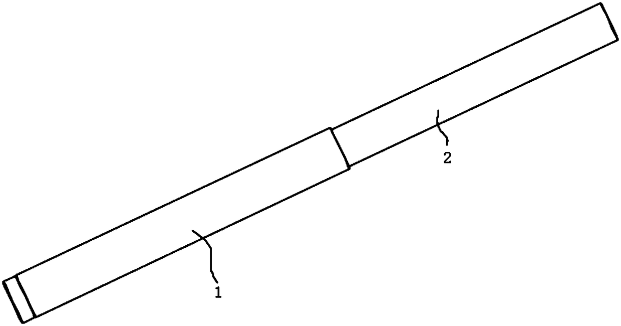 Extending-and-contracting reverse pull concealed type unlocking mechanism and unlocking method