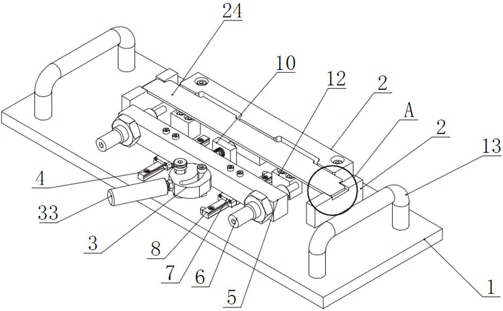 Circuit board clamp capable of achieving rapid clamping
