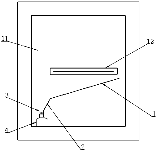 Textile printing and dyeing cooling device with wastewater collection function