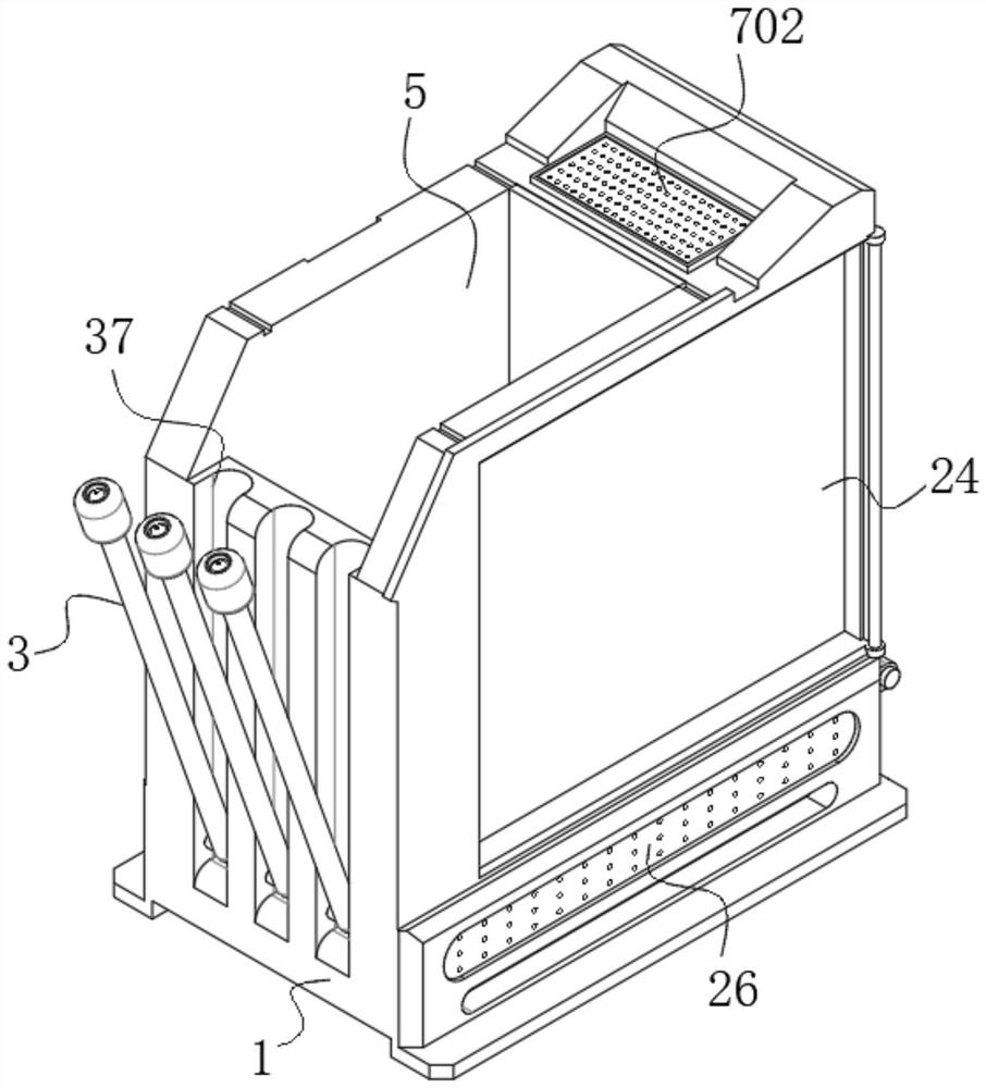 Workshop forklift dispatching management device and working principle thereof