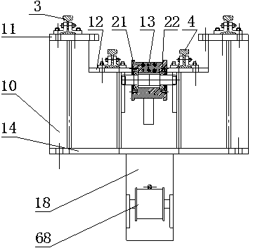 Mechanical steel pulling mechanism and steel section pulling cart thereof