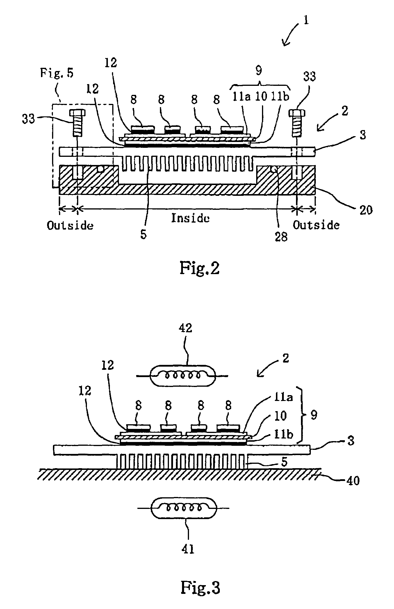 Power semiconductor module, and power semiconductor device having the module mounted therein
