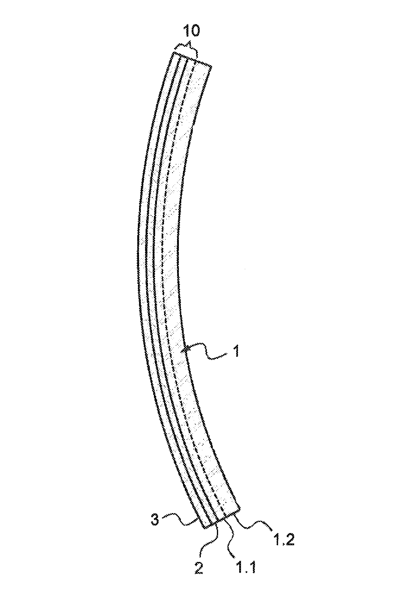 Method for producing a polarising lens and corresponding polarising lens