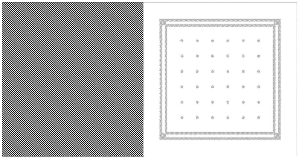 A support structure of a microstructured gas detector and its preparation method