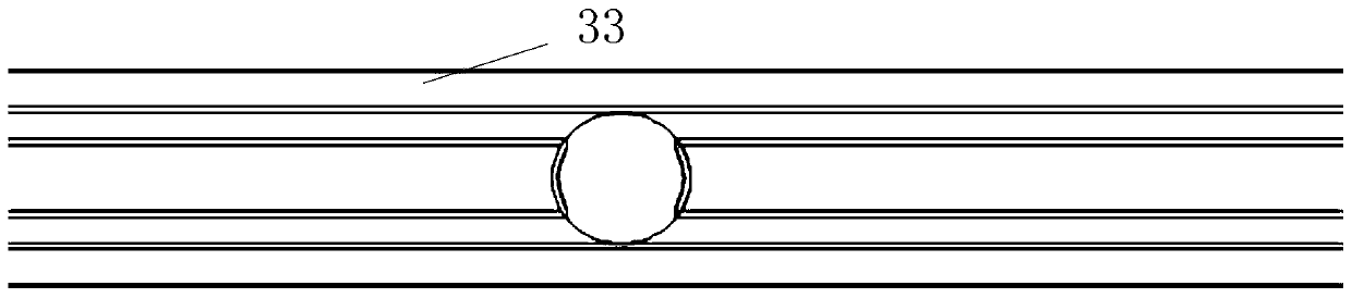 Leveling keel and leveling framework