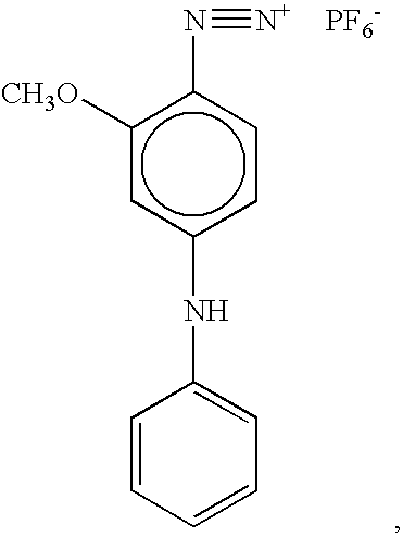Imageable composition containing an infrared absorber with counter anion derived from a non-volatile acid