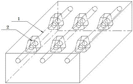 A 3D printing sand core for core assembly