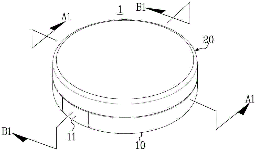 Compact case having airtight structure refillable with capsule cosmetic