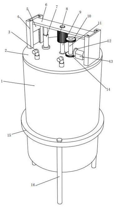 A stirred tank for the preparation of tetrabromobisphenol A