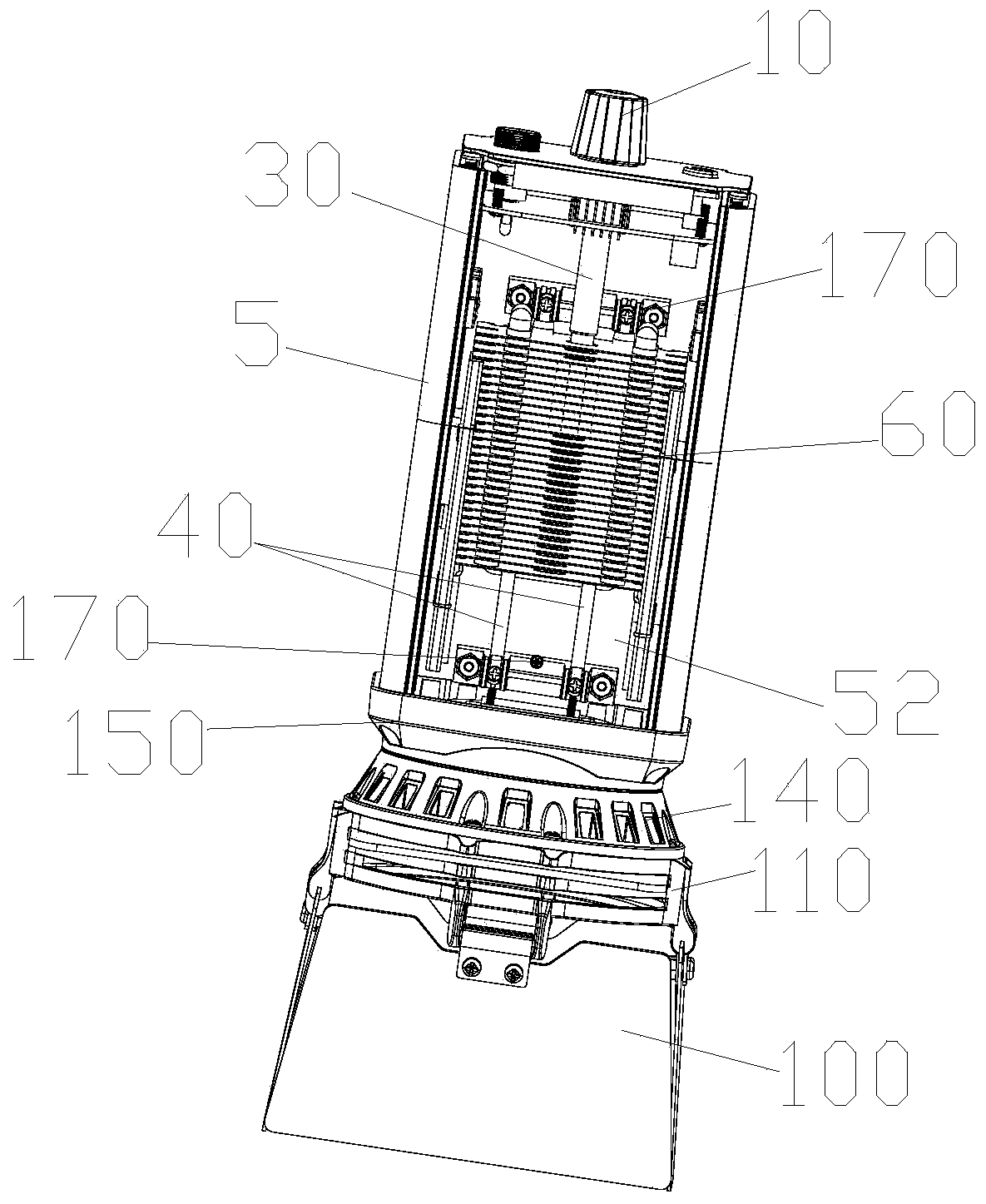 Focusing lamp for camera photography and mounting adjustment method thereof