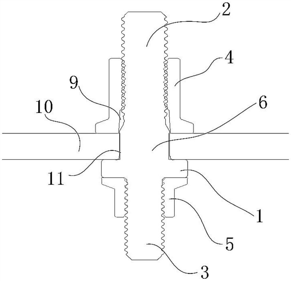 A grounding component for a vehicle frame