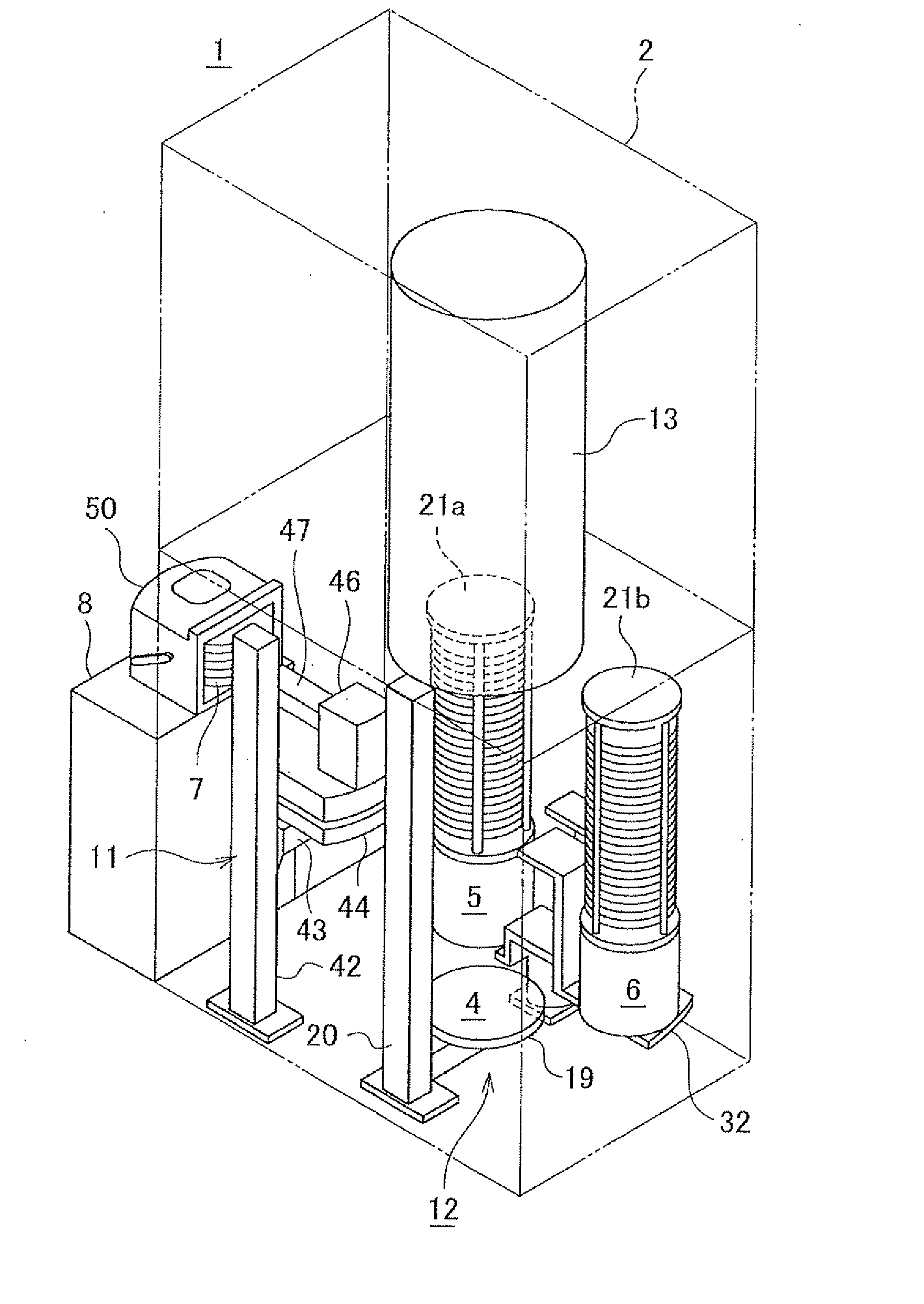 Substrate processing apparatus and its maintenance method, substrate transfer method and program