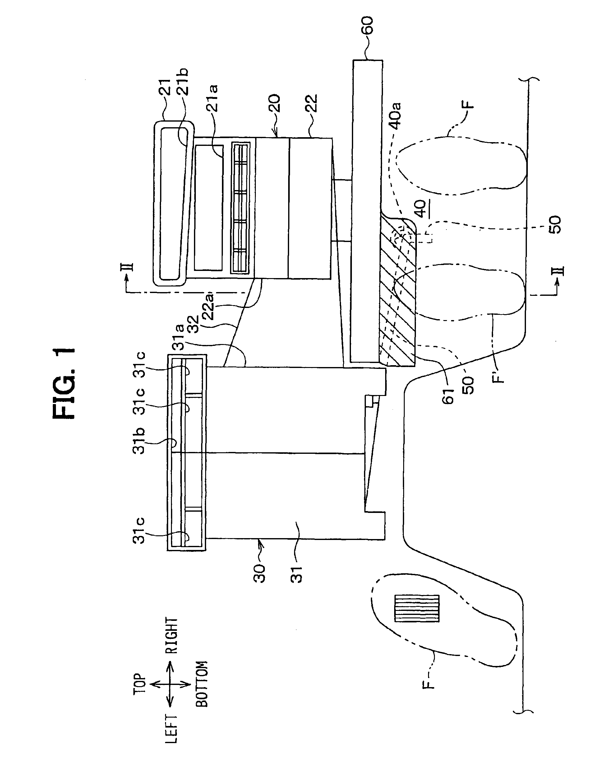 Arrangement structure for protecting a drain hose of a vehicular air conditioning case