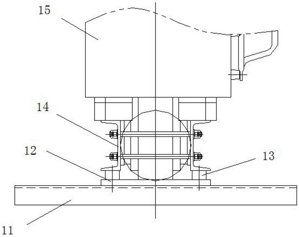 Supporting structure for body of epoxy cast dry-type transformer
