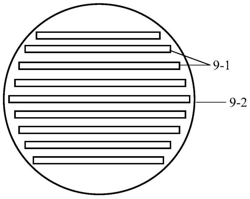 An anoxic denitrification fluidized bed treatment device