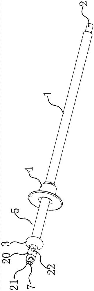 Visible self-locking fixed placer of cavity-closed drainage tube