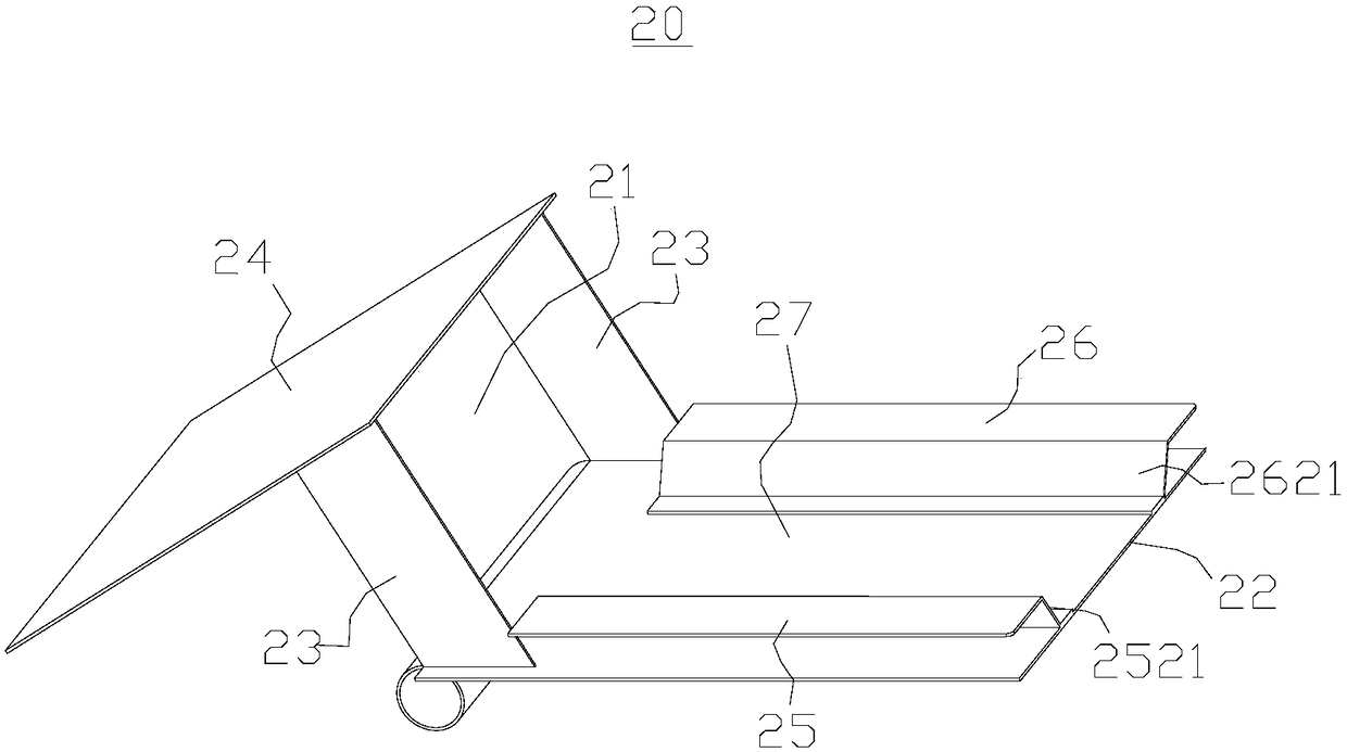 A kind of feeding device and blowing feeding equipment