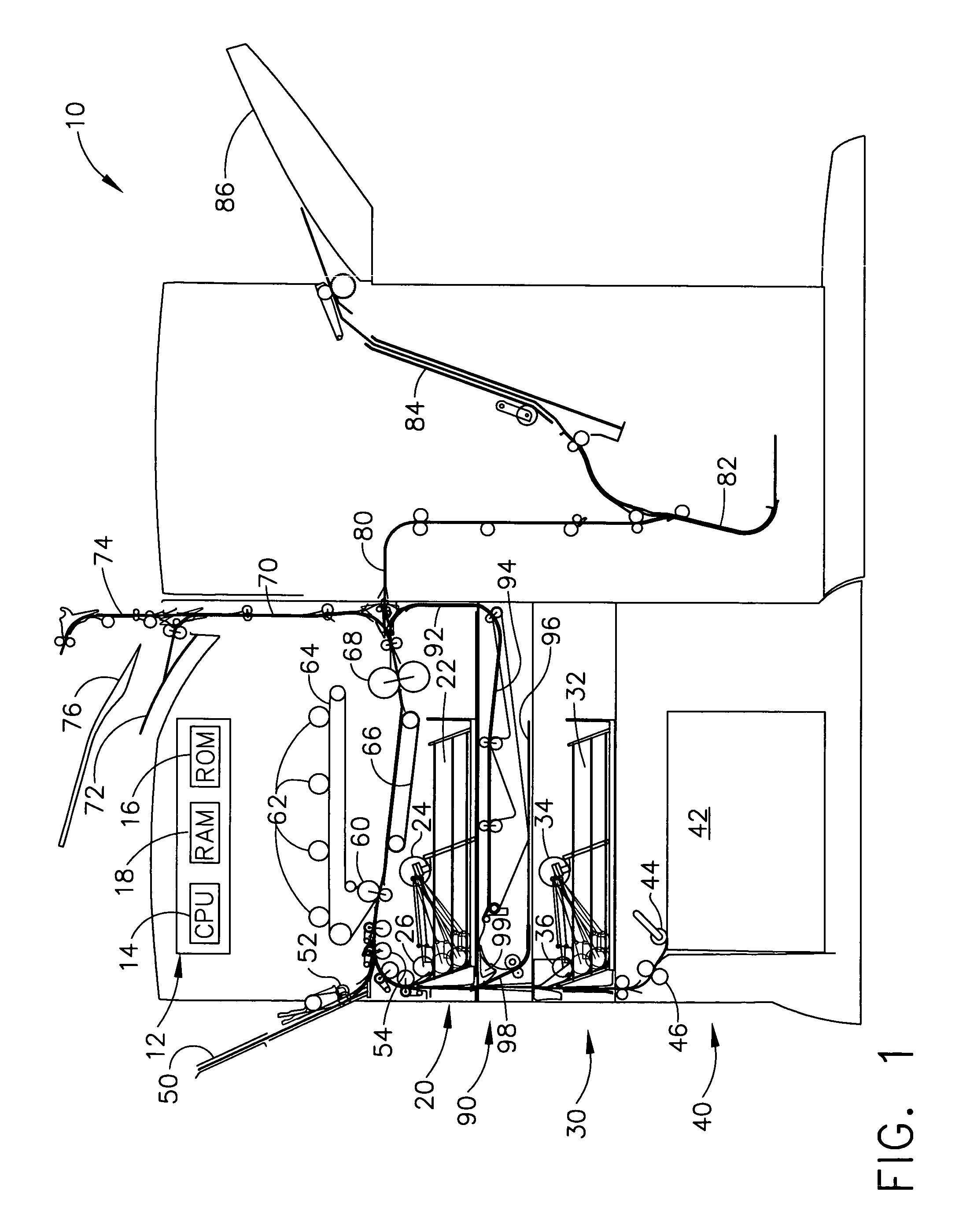 Method and apparatus for adhering sheets of print media together by use of toner in an electrophotographic printer