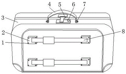 Backstrap type luggage case