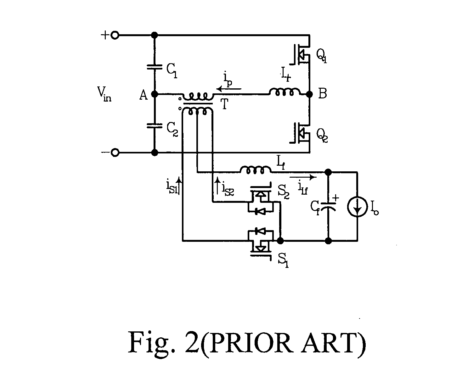 Converter with synchronous rectifier with ZVS