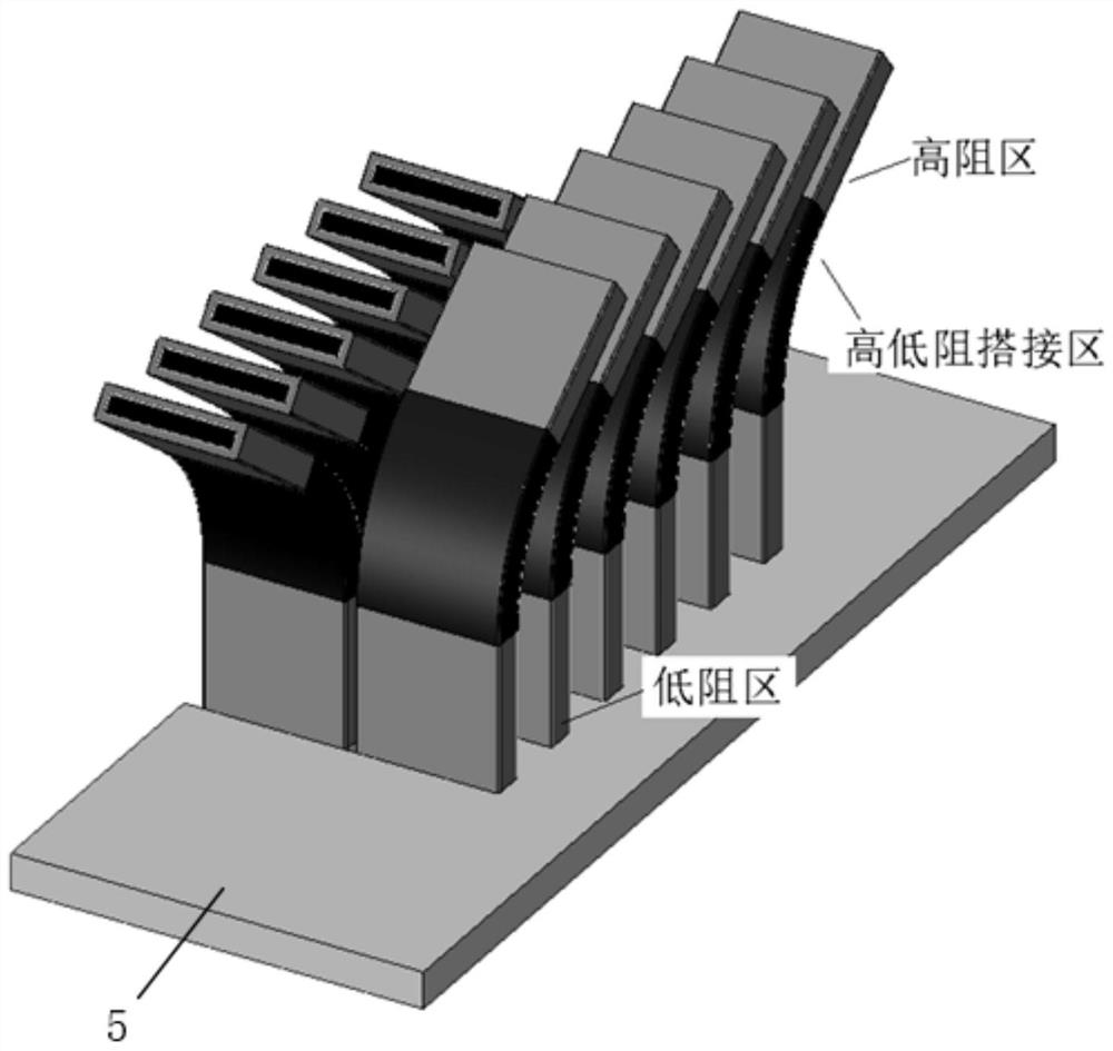 Corona discharge suppression method and structure of generator stator bar and generator