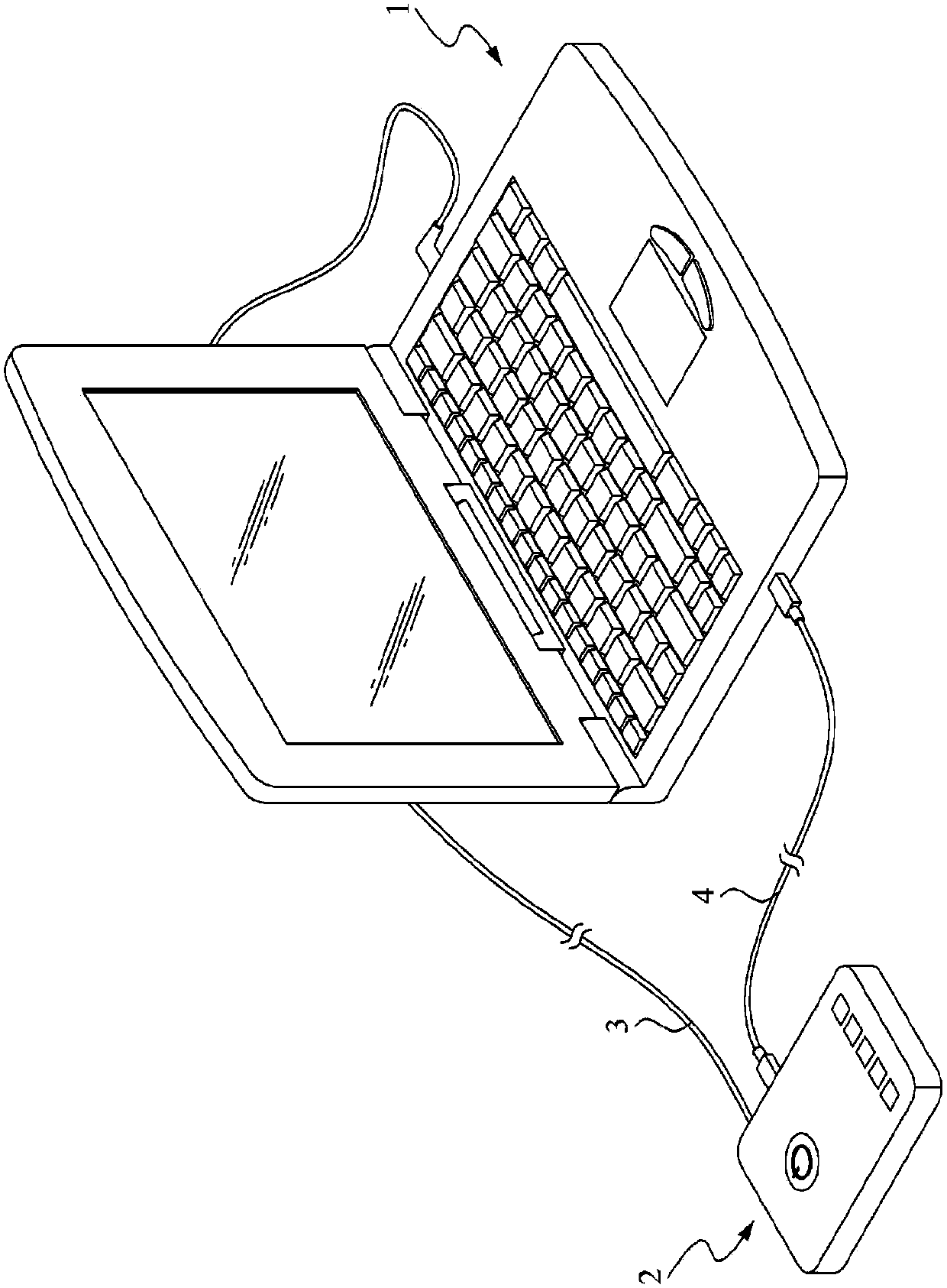 Portable computing device and work frequency improvement method thereof