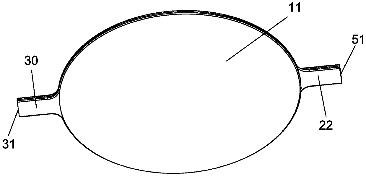 Ultrathin microwave radiofrequency ablation heat radiation plaster