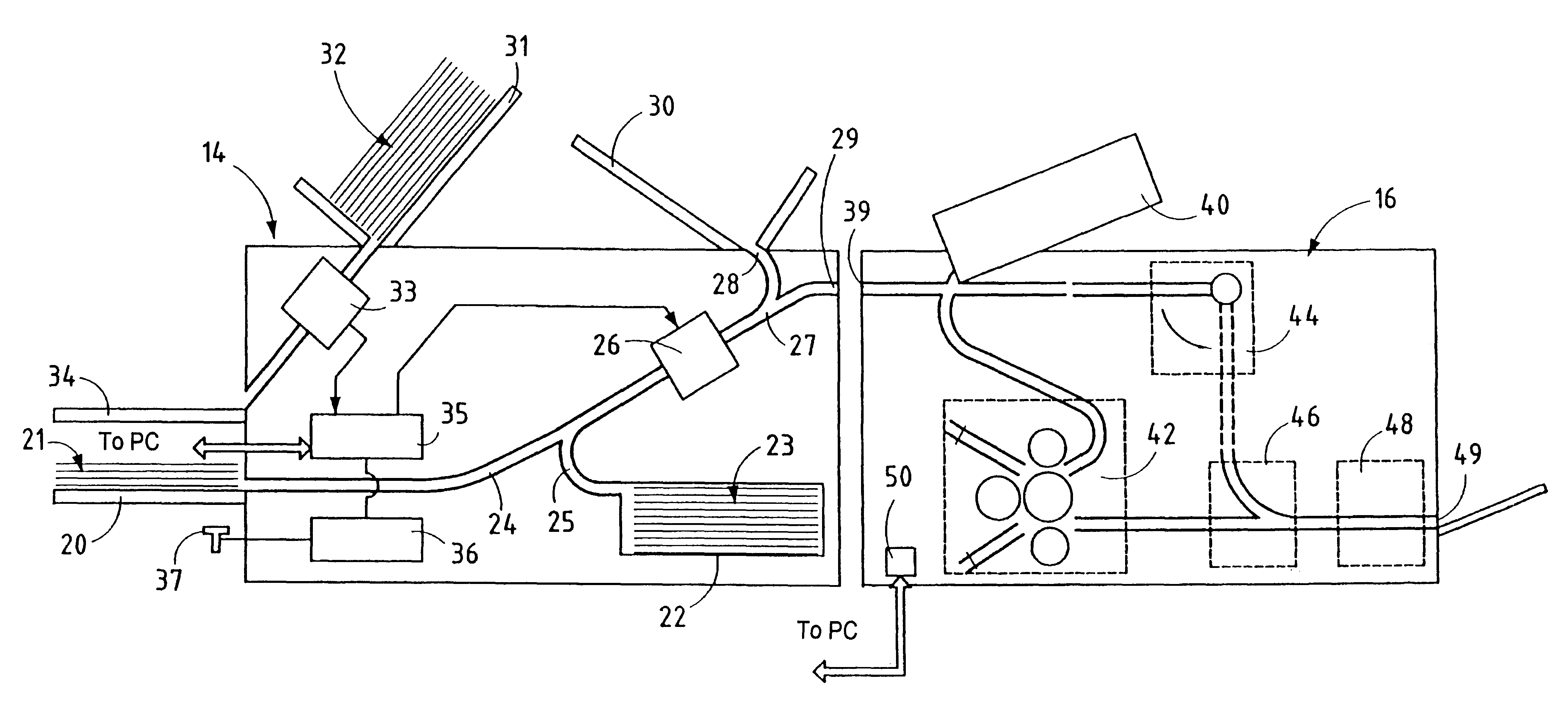 Self-contained multi-function system for preparing mail