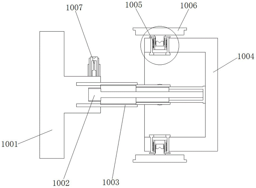 A fast-changing double-sided reciprocating continuous coating magnetron sputtering roll-to-roll coating machine