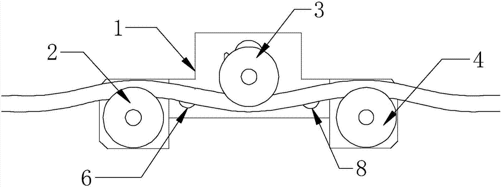 An intelligent pumping unit operating condition test device