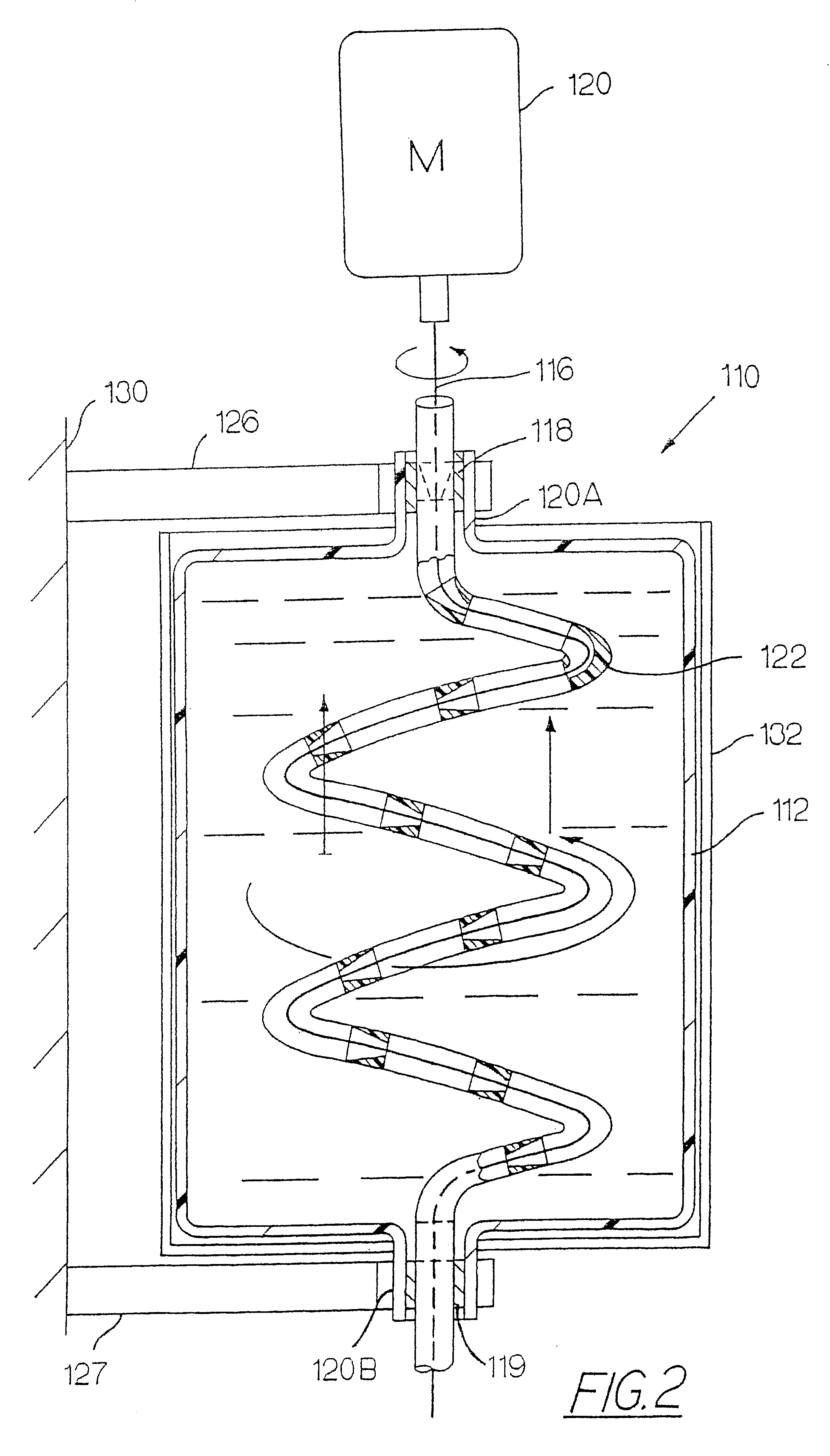 Apparatus and method for mixing materials sealed in a container under sterile conditions