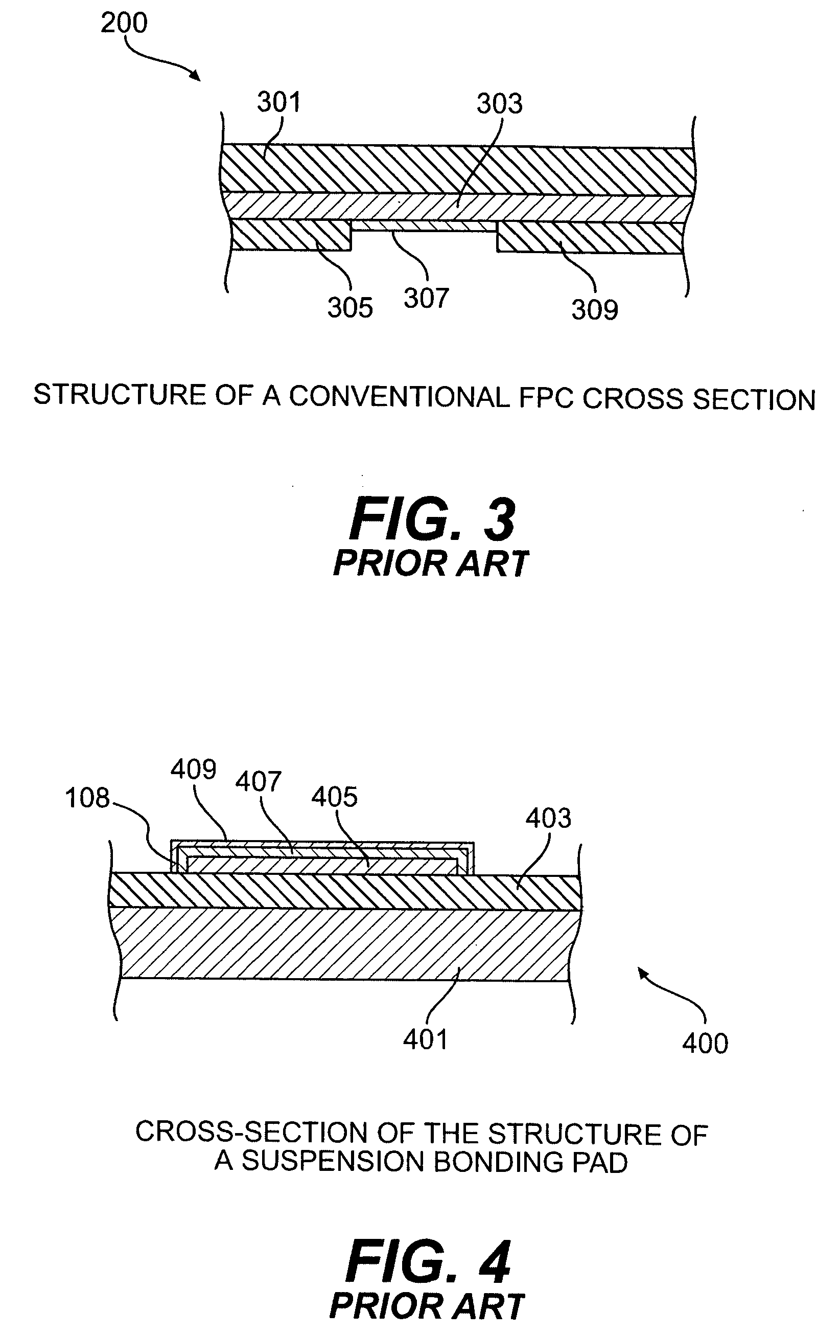 Bonding structure for a hard disk drive suspension using anisotropic conductive film