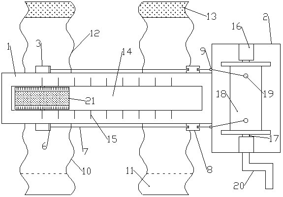 Contact penetration level determining device for neurology department, and using method thereof