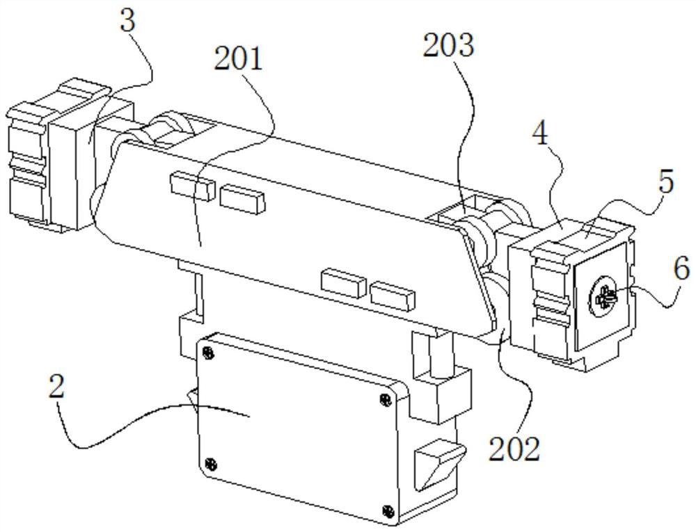 Protection device for travelling crane current collector and using method thereof