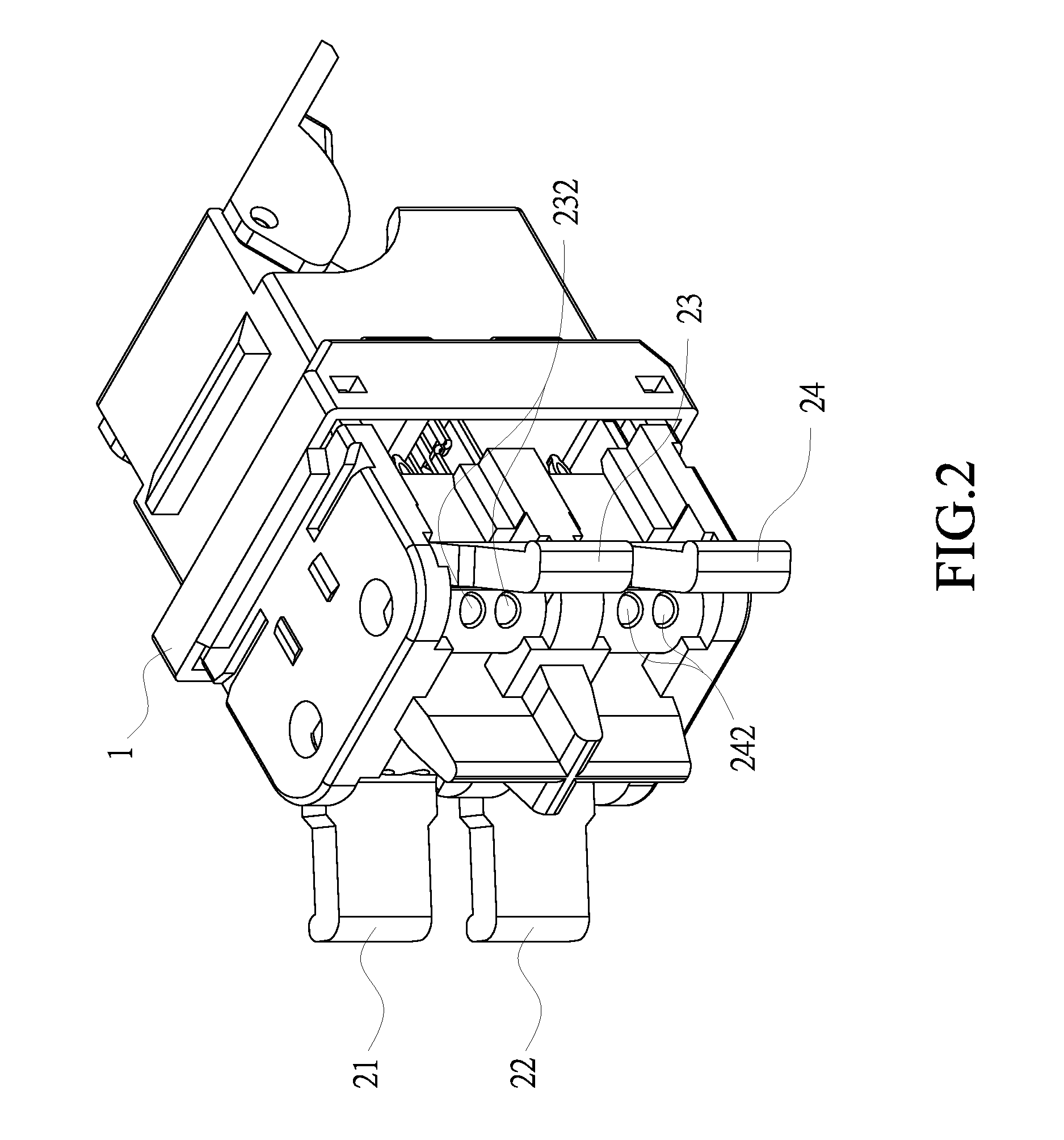 Multi-pole wire connector socket