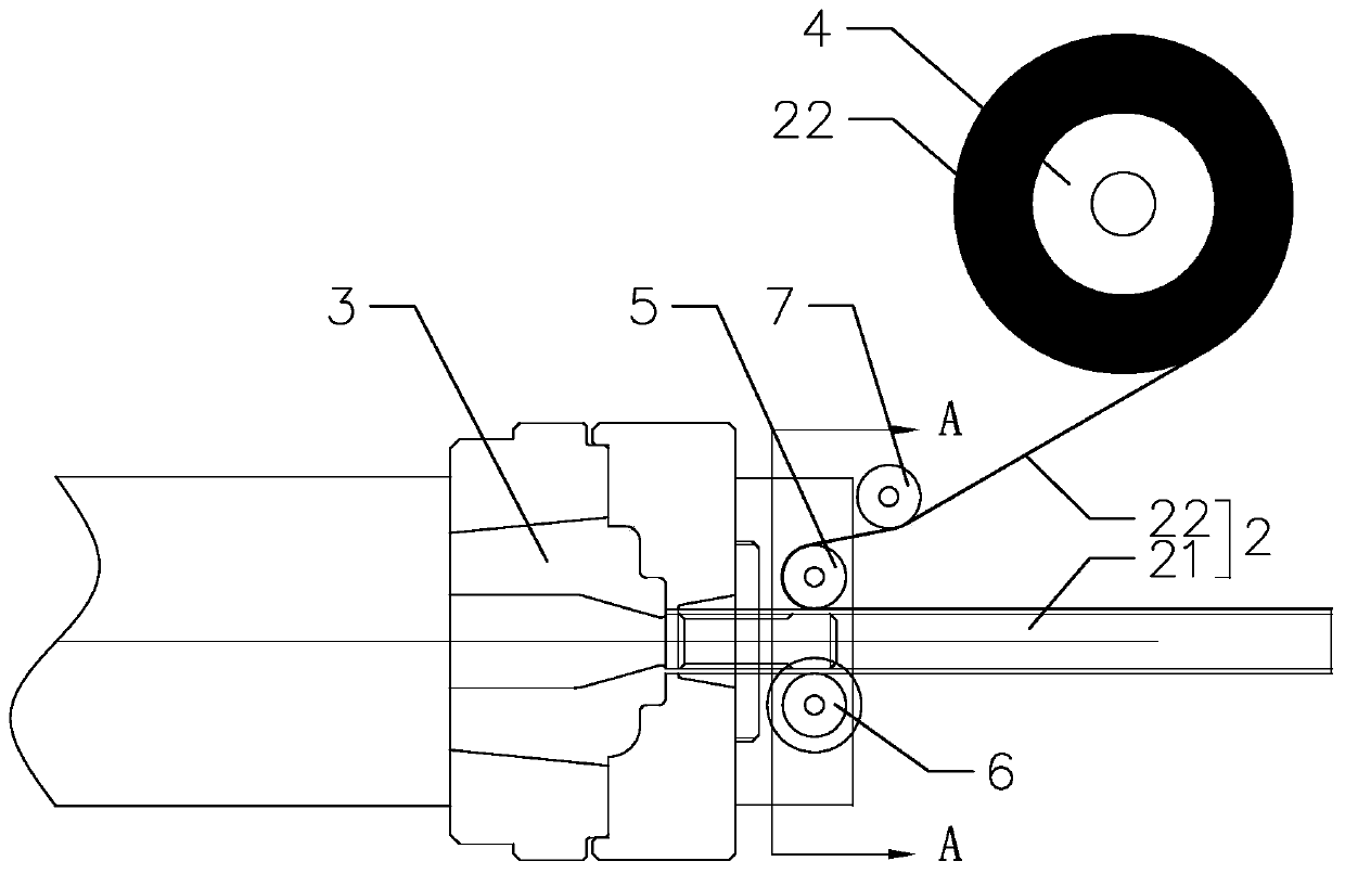 A processing equipment for partial double alloy composite aluminum profiles